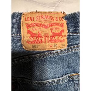 Levi 501 Jeans Medium Wash